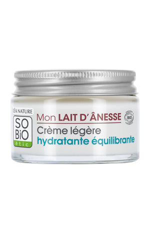 Crème légère hydratante équilibrante - Mon Lait d'Ânesse - 50 ml