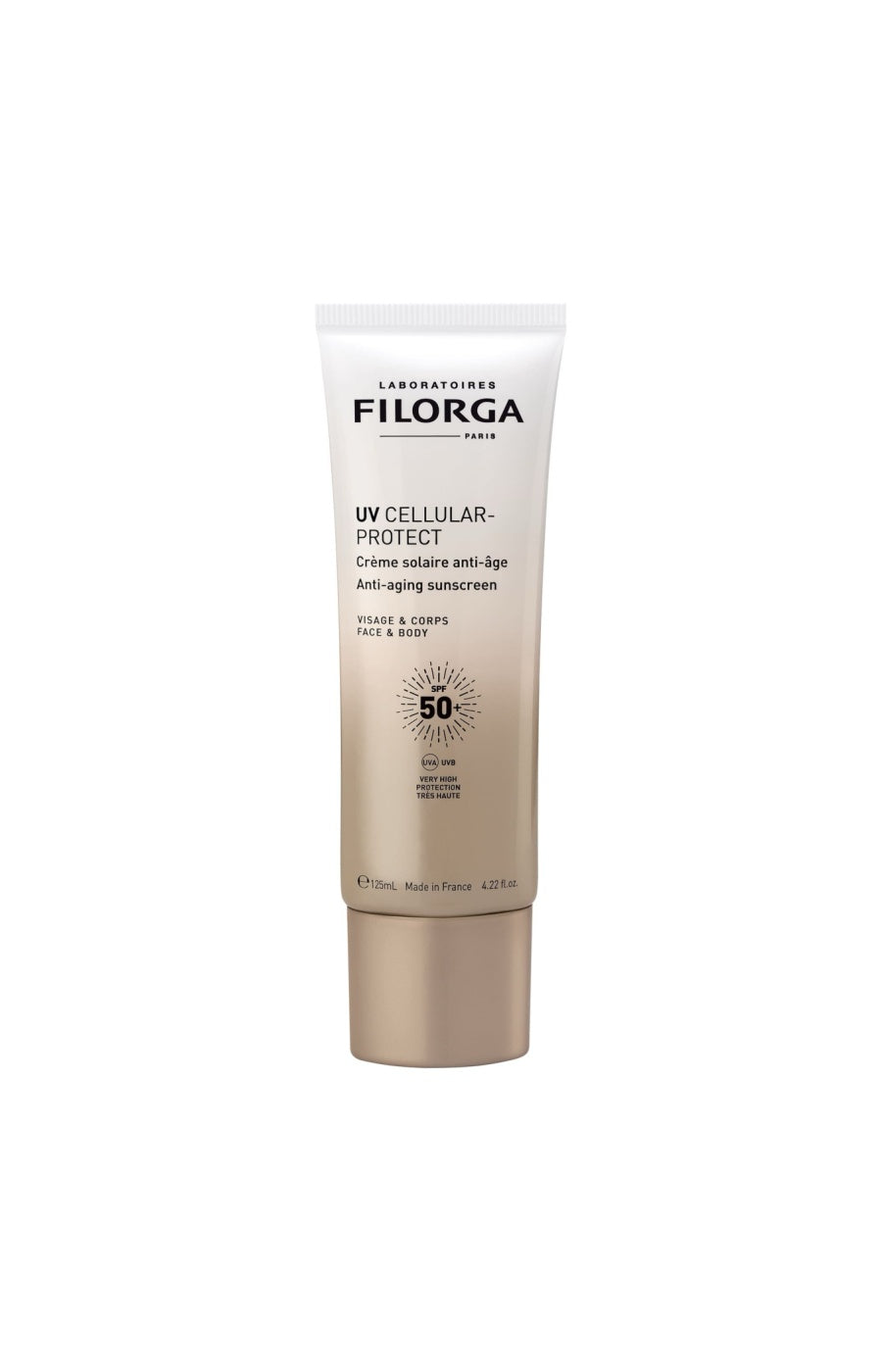 Crème solaire SPF50+ - UV Cellular Protect - Corps - 125 ml