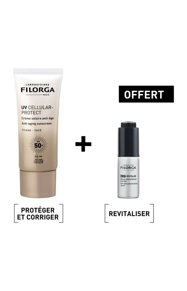 Crème solaire SPF50+ & sérum polyrevitalisant - UV Cellular Protect - 40 ml
