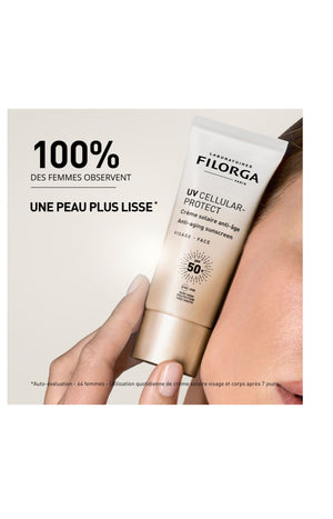 Crème solaire SPF50+ & sérum polyrevitalisant - UV Cellular Protect - 40 ml