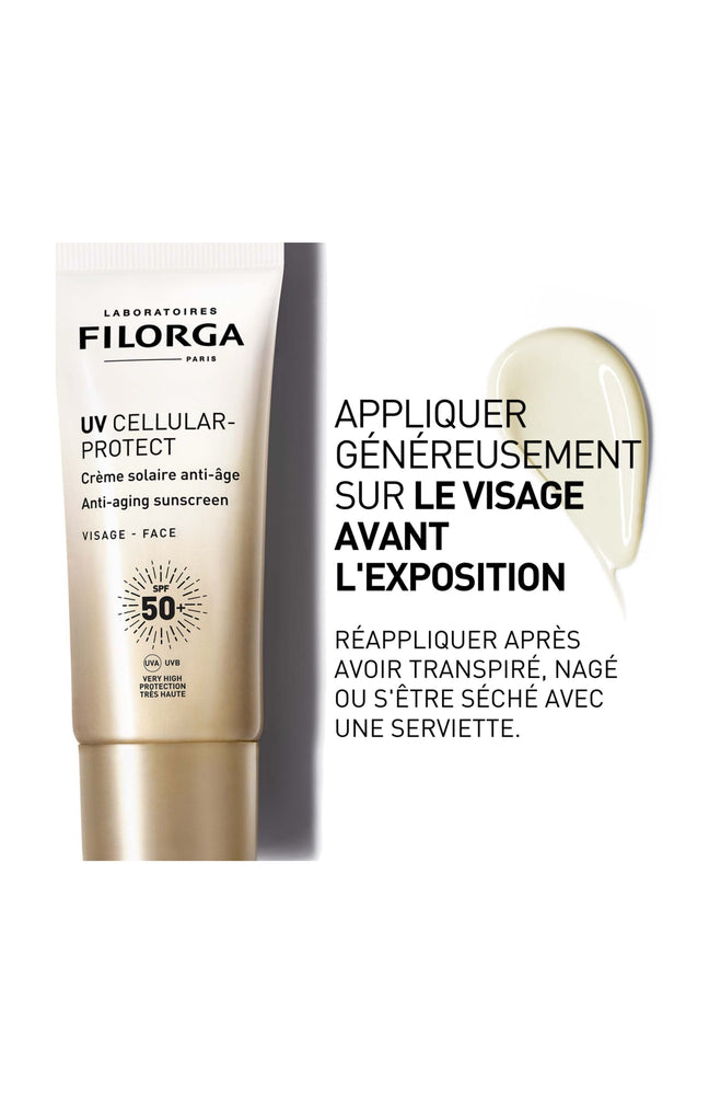 Crème solaire SPF50+ & sérum polyrevitalisant - UV Cellular Protect - 40 ml