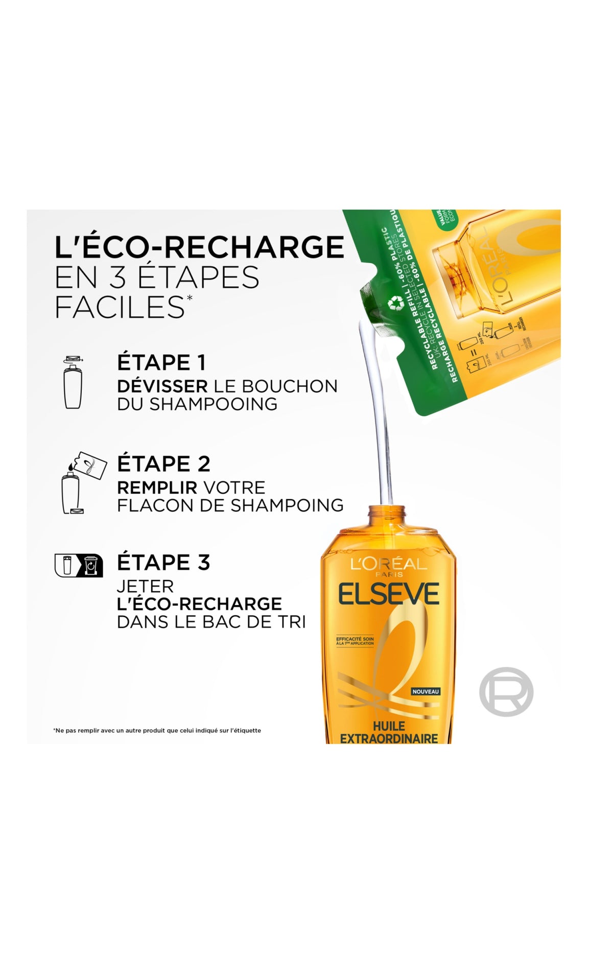 2 shampoings Huile Extraordinaire - 250 ml
