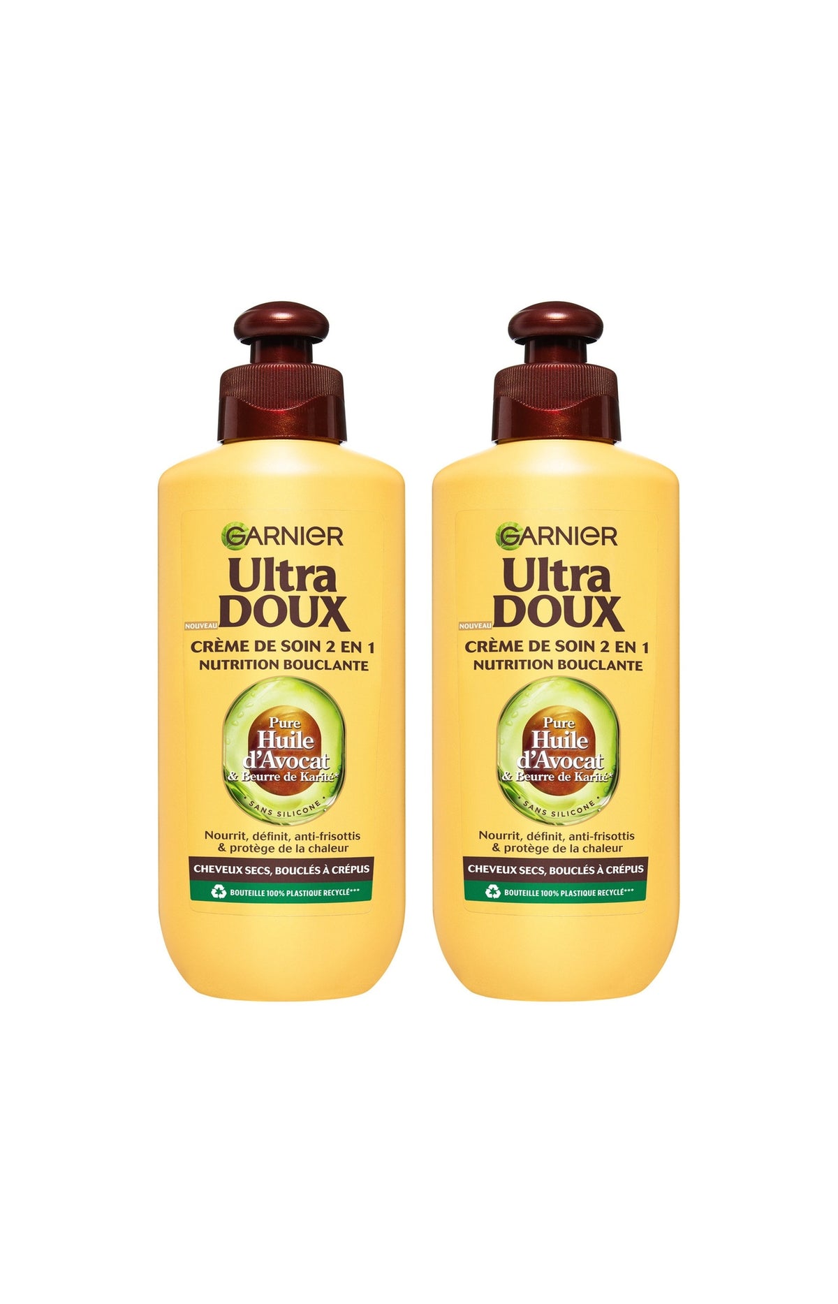 2 crèmes de soin nourrissantes -  Avocat & Beurre de Karité - 200 ml