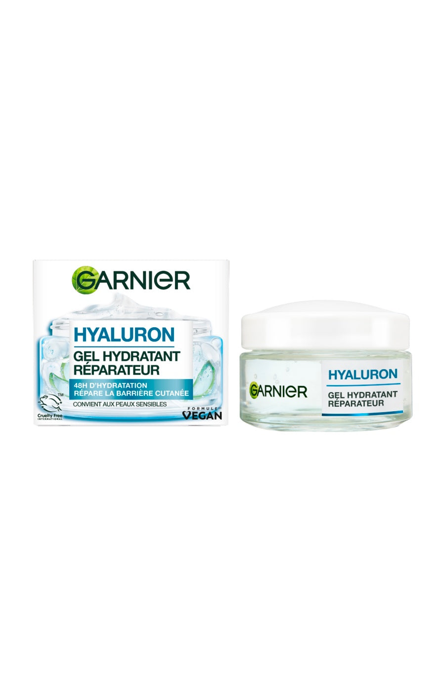 Gel crème hydratant réparateur - Acide hyaluronique - 50 ml