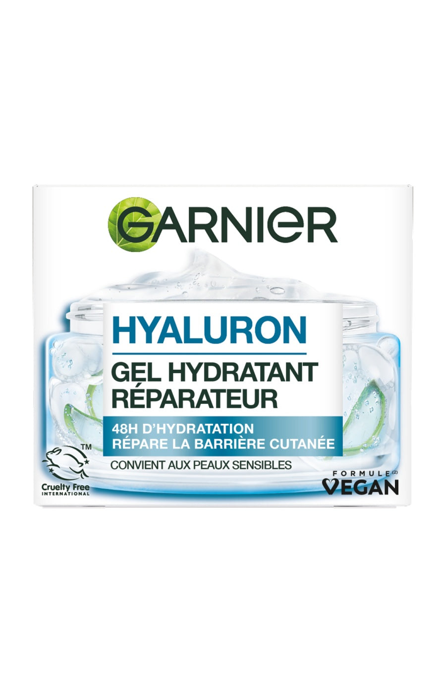 Gel crème hydratant réparateur - Acide hyaluronique - 50 ml