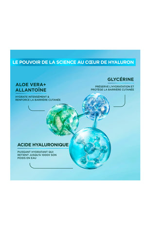 Gel crème hydratant réparateur - Acide hyaluronique - 50 ml