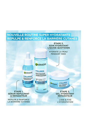 Gel crème hydratant réparateur - Acide hyaluronique - 50 ml