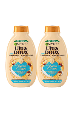 2 shampoings crème nutrition - Cheveux très secs - 250 ml