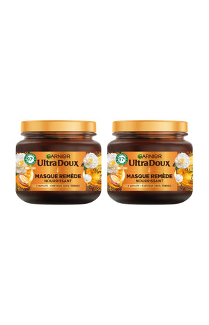2 masques remède nourrissants - Cheveux secs & ternes - 340 ml