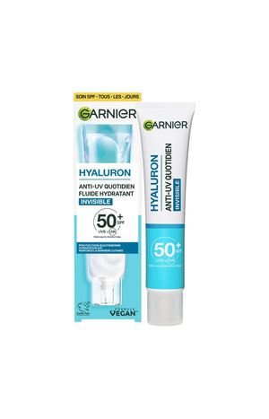 Fluide hydratant invisible SPF50+ - Acide hyaluronique - 40 ml