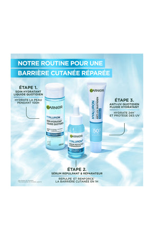 Fluide hydratant invisible SPF50+ - Acide hyaluronique - 40 ml
