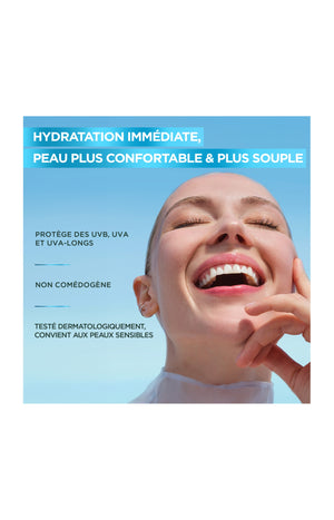 Fluide hydratant invisible SPF50+ - Acide hyaluronique - 40 ml
