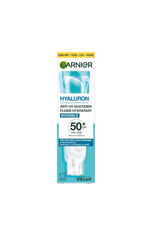 Fluide hydratant invisible SPF50+ - Acide hyaluronique - 40 ml