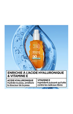 Eau solaire SPF50 - Sensitive Expert - 150 ml