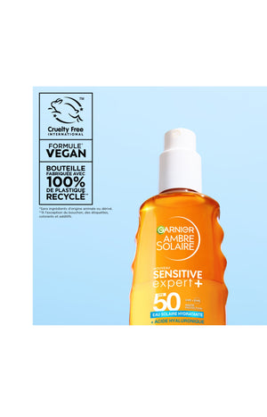 Eau solaire SPF50 - Sensitive Expert - 150 ml
