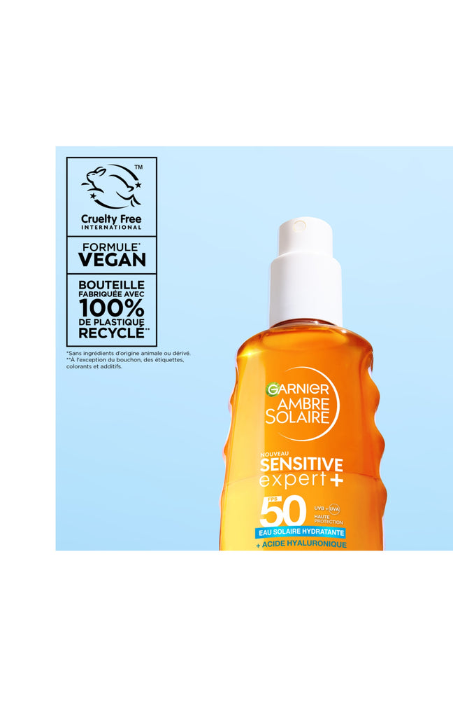 Eau solaire SPF50 - Sensitive Expert - 150 ml