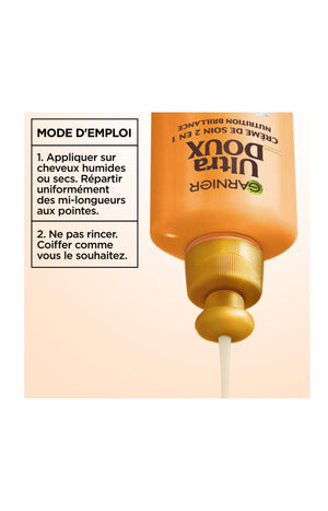 2 crèmes de soin nutrition 2 en 1 - Ultra Doux - 200 ml