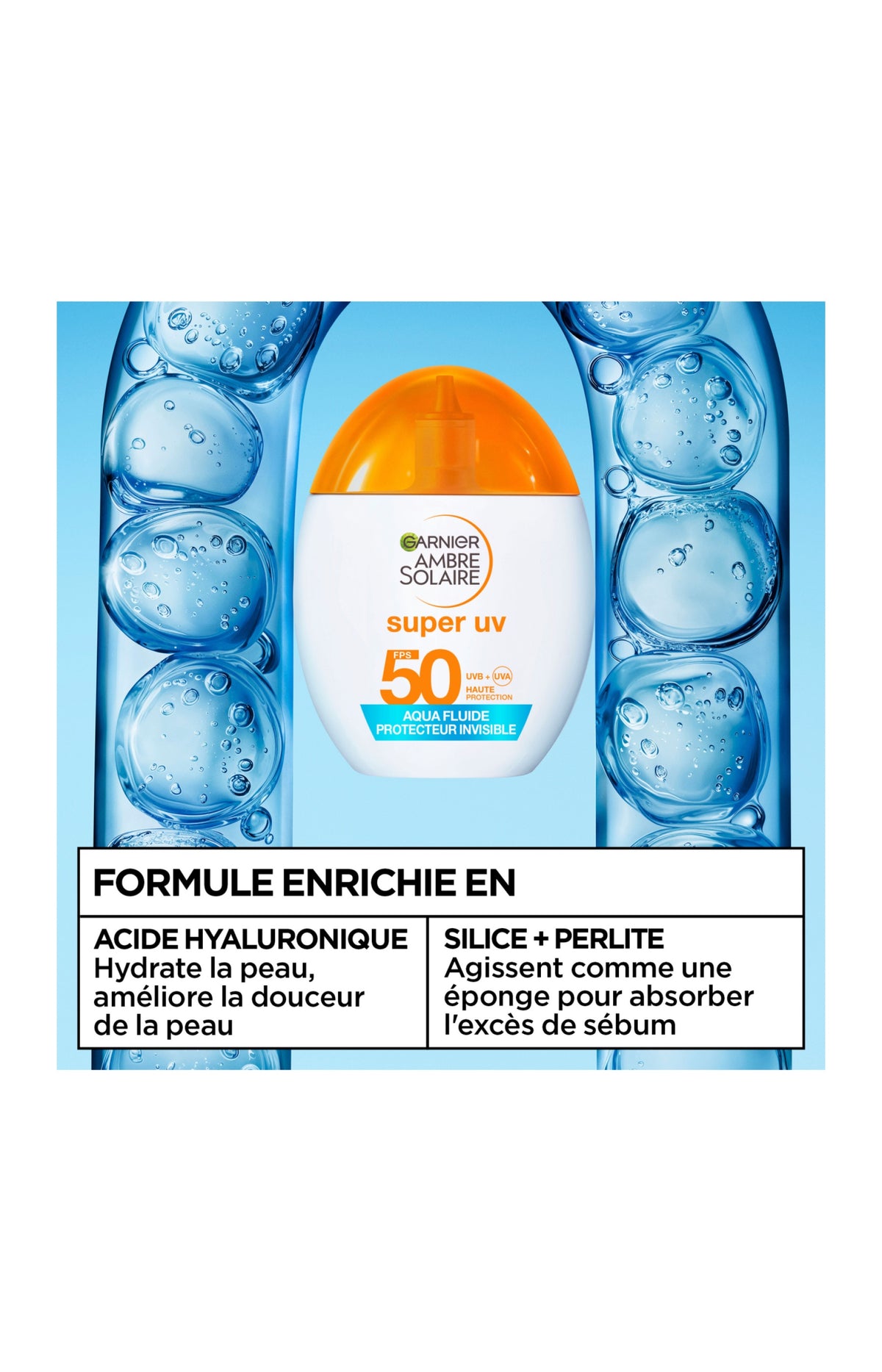 Fluide solaire invisible SPF50 - Super UV - 40 ml