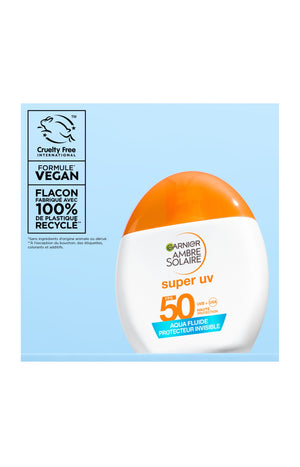 Fluide solaire invisible SPF50 - Super UV - 40 ml