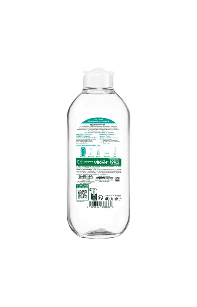 Eau micellaire - Acide salicylique - 400 ml