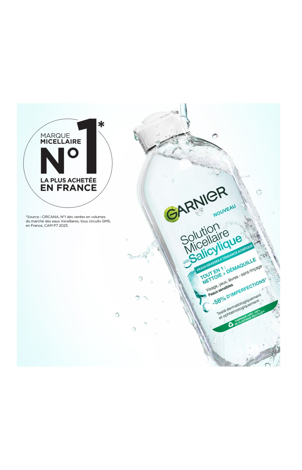 Eau micellaire - Acide salicylique - 400 ml
