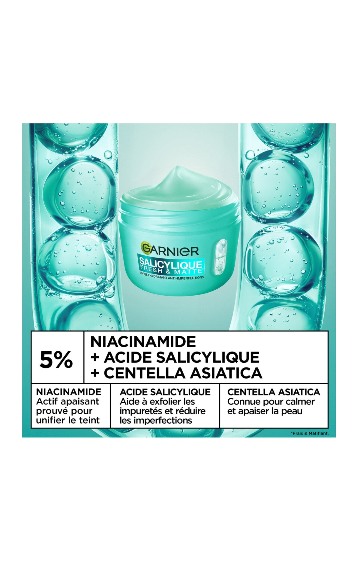 Sorbet hydratant anti-imperfections - Acide salicylique - 85 ml