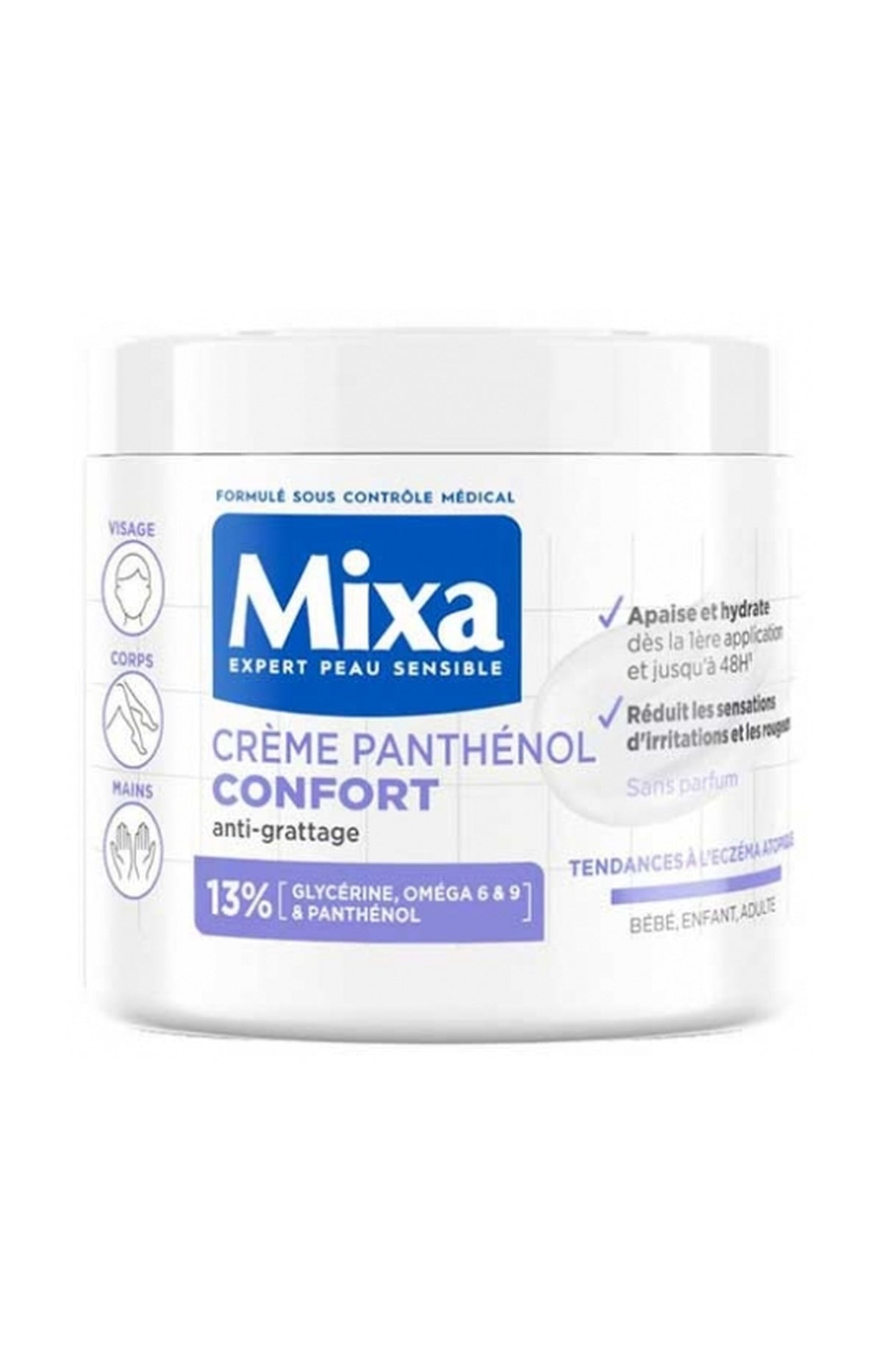 Crème réparatrice - Panthénol & niacinamide - Corps