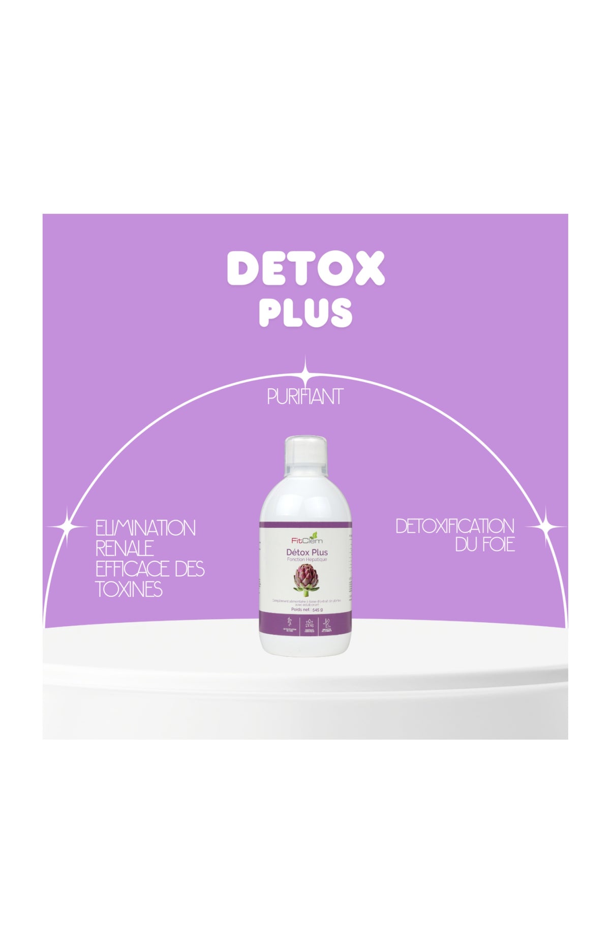 Sirop détox Plus - Pissenlit & artichaud - 20 jours