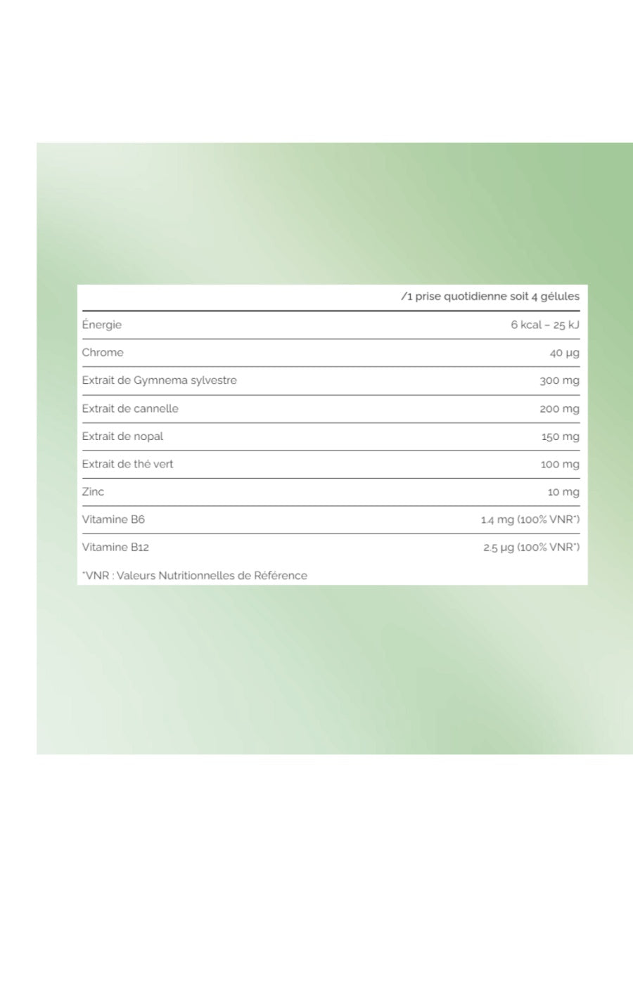 Cure stop aux sucres - Chrome - 3 mois