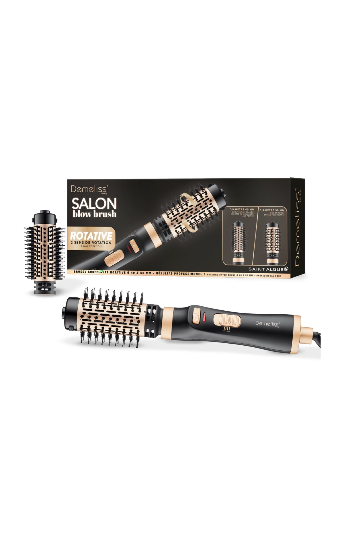 Brosse Soufflante Rotative Salon browbrush