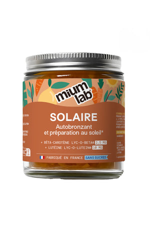 Gummies solaire - Autobronzant & préparation au soleil - Citron - Sans sucres - 21 jours