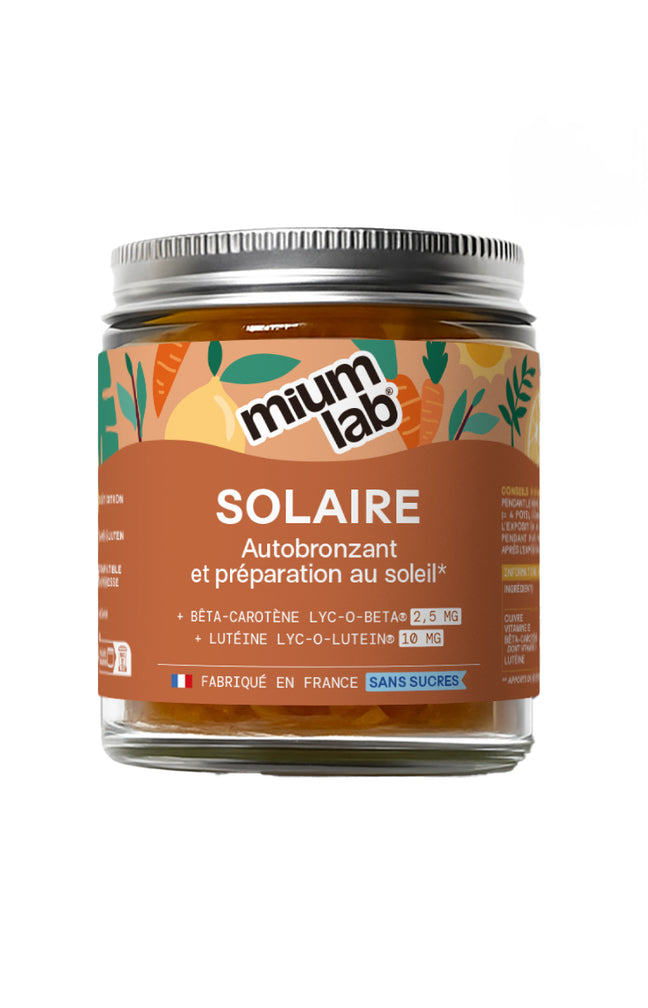 Gummies solaire - Autobronzant & préparation au soleil - Citron - Sans sucres - 21 jours