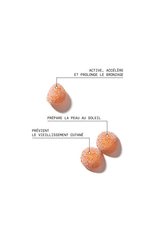 Gummies solaire - Autobronzant & préparation au soleil - Citron - Sans sucres - 21 jours