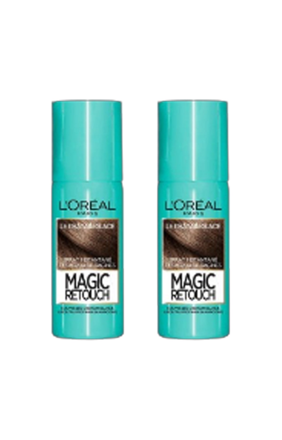 2 sprays coloration racines - Magic Retouch - Châtain glacé
