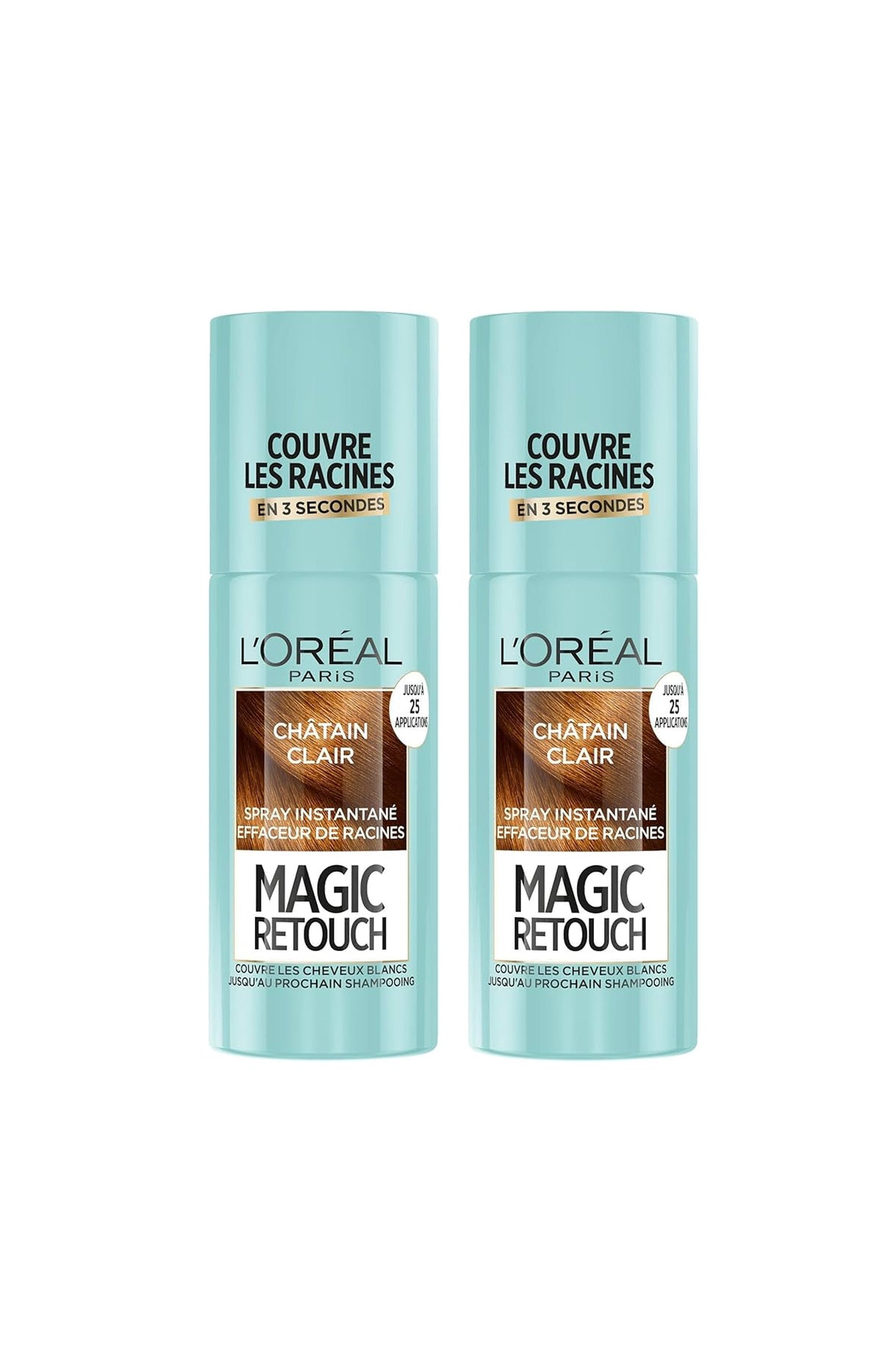 2 sprays coloration racines - Magic Retouch - Châtain