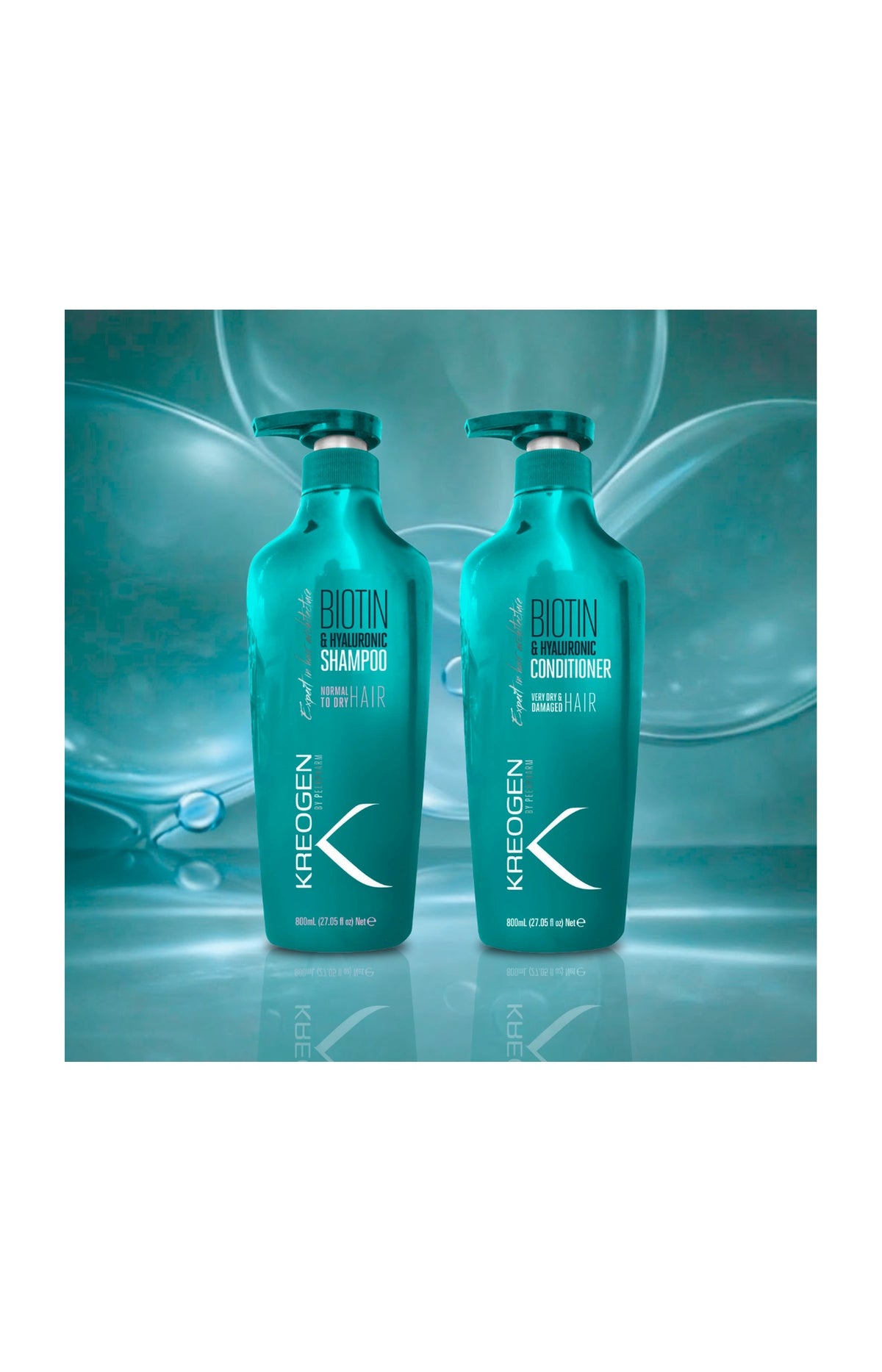 Shampoing & après-shampoing revitalisants - Biotine - Cheveux secs et abîmés