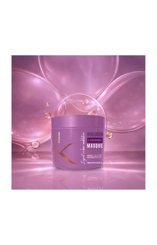 Masque protection couleur à l’acide hyaluronique & Niacinamide B3 pour cheveux colorés et méchés