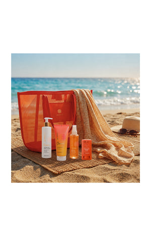 Sac de plage Summer Glow Body & Sun Care - Éclat, protection & hydratation - 6 produits