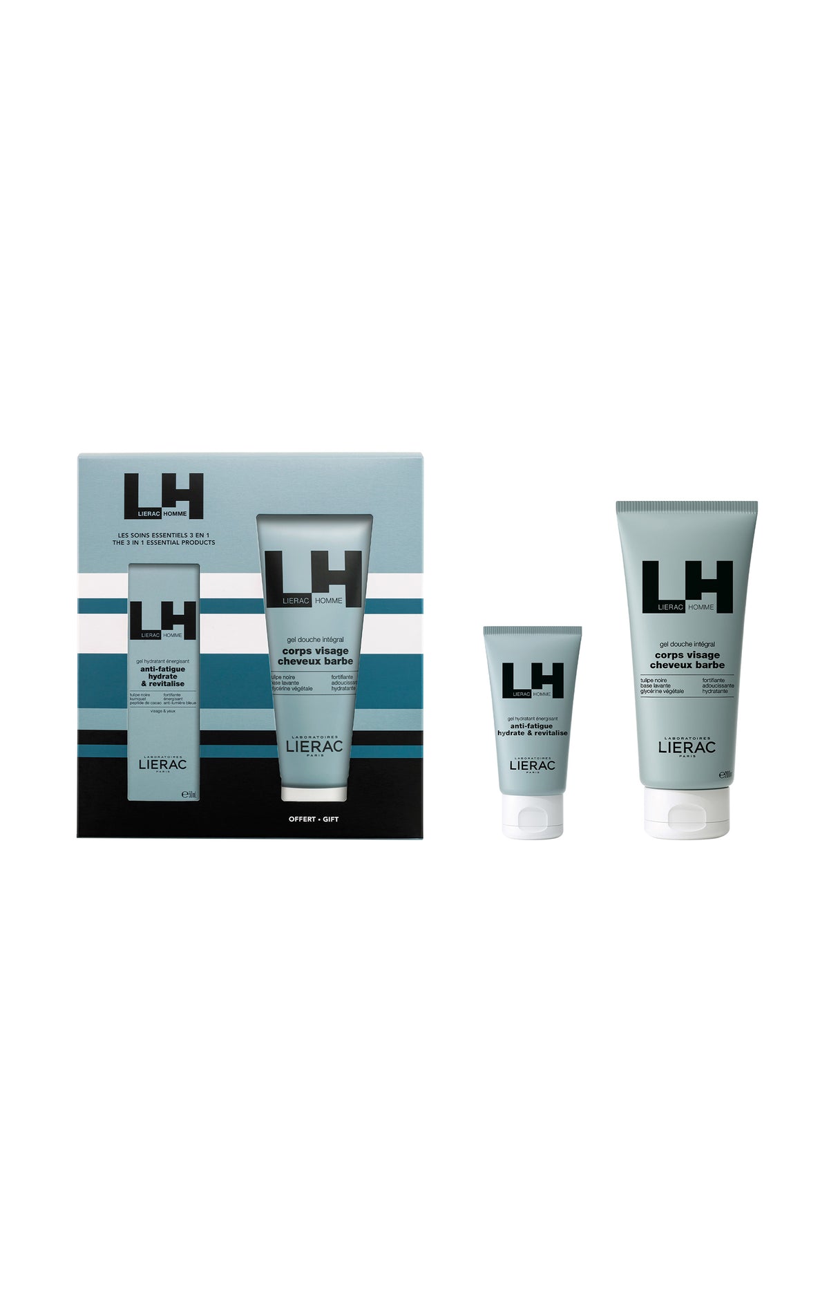 Coffret soins - Gel hydratant & gel douche - Homme