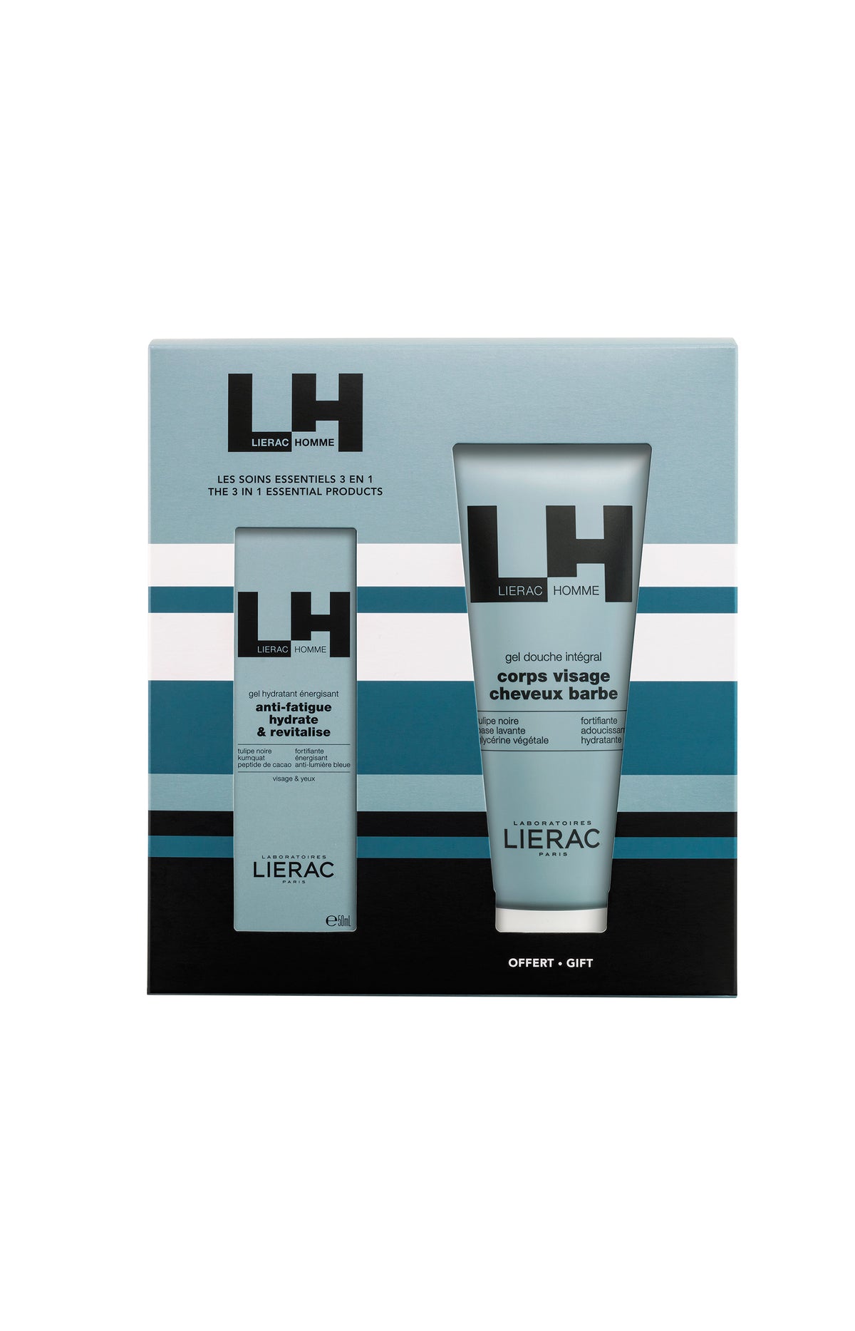 Coffret soins - Gel hydratant & gel douche - Homme