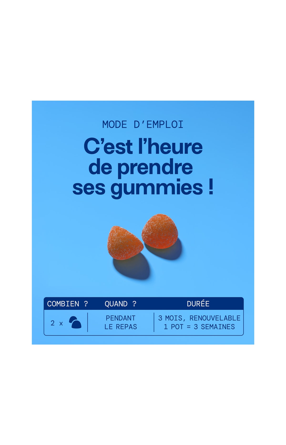 Gummies solaire - Autobronzant & préparation au soleil - Citron - Sans sucres - 21 jours