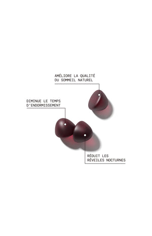 Recharge - Gummies Sommeil -  Anti réveils nocturnes - Fruits rouges et verveine - 1 mois