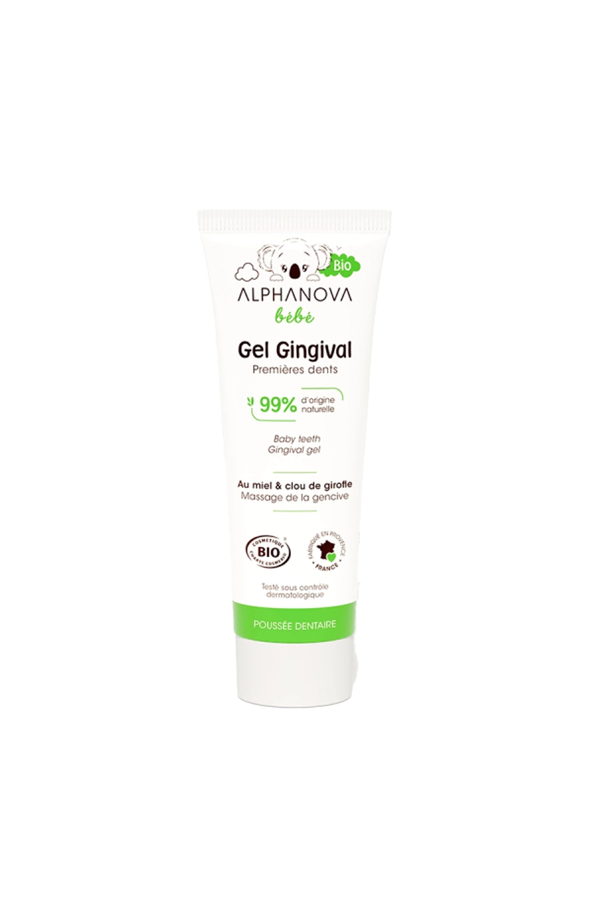 Gel gingival premières dents - Bio