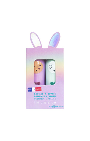 Coffret baumes à lèvres parfumés - Guimauve & pomme - 2 produits