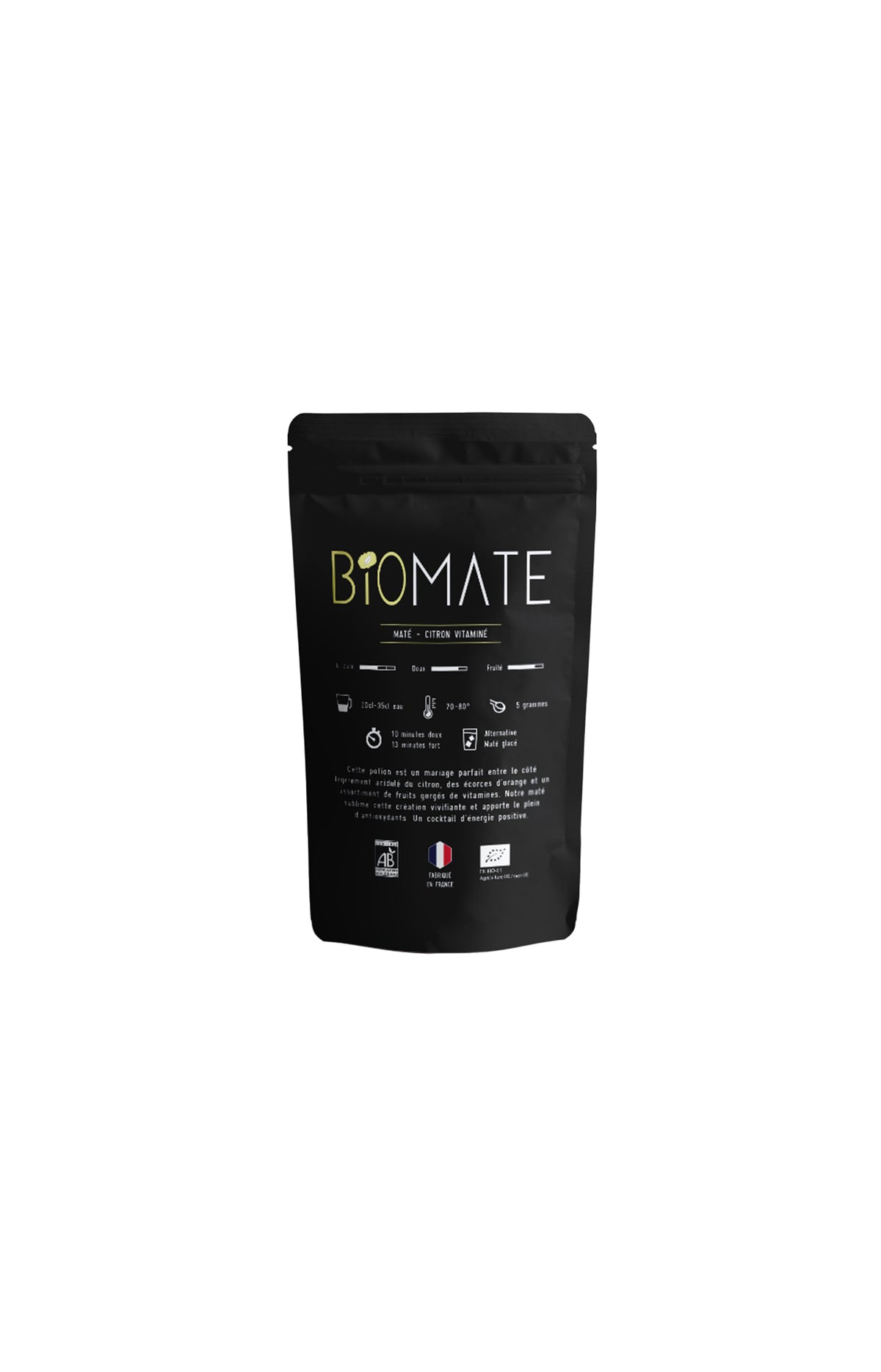 Maté citron vitaminé bio - 50 g
