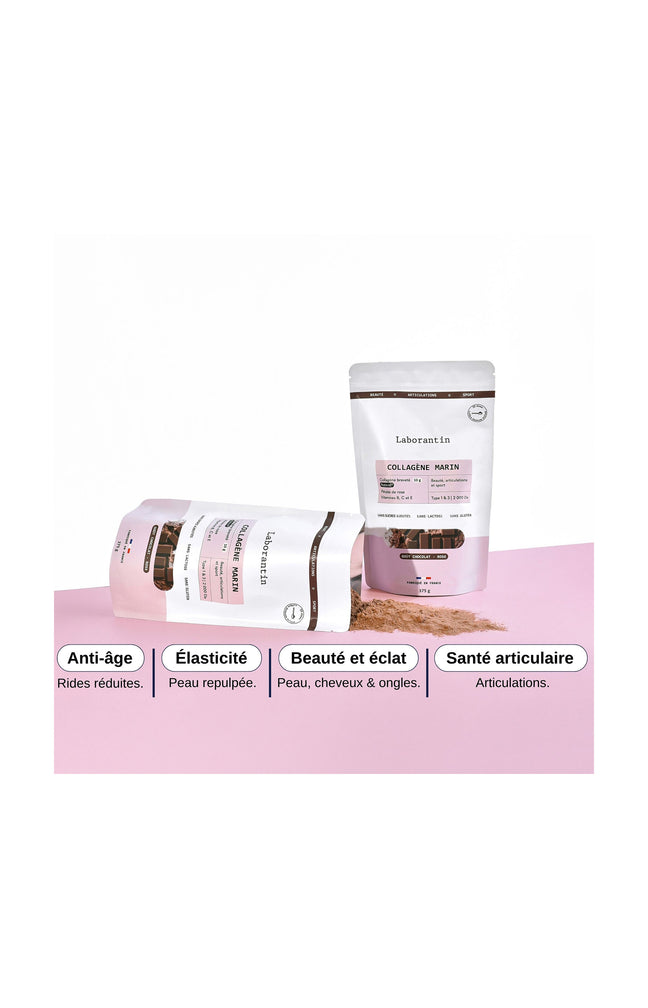 Collagène en poudre - Goût Chocolat - 375 g