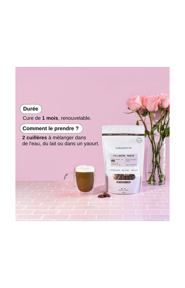 Collagène en poudre - Goût Chocolat - 375 g