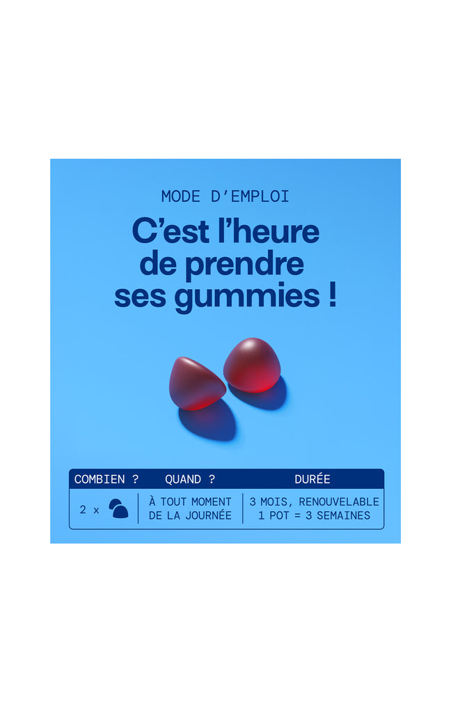 Cure gummies immunité - Cerise - Sans sucres - 2 mois