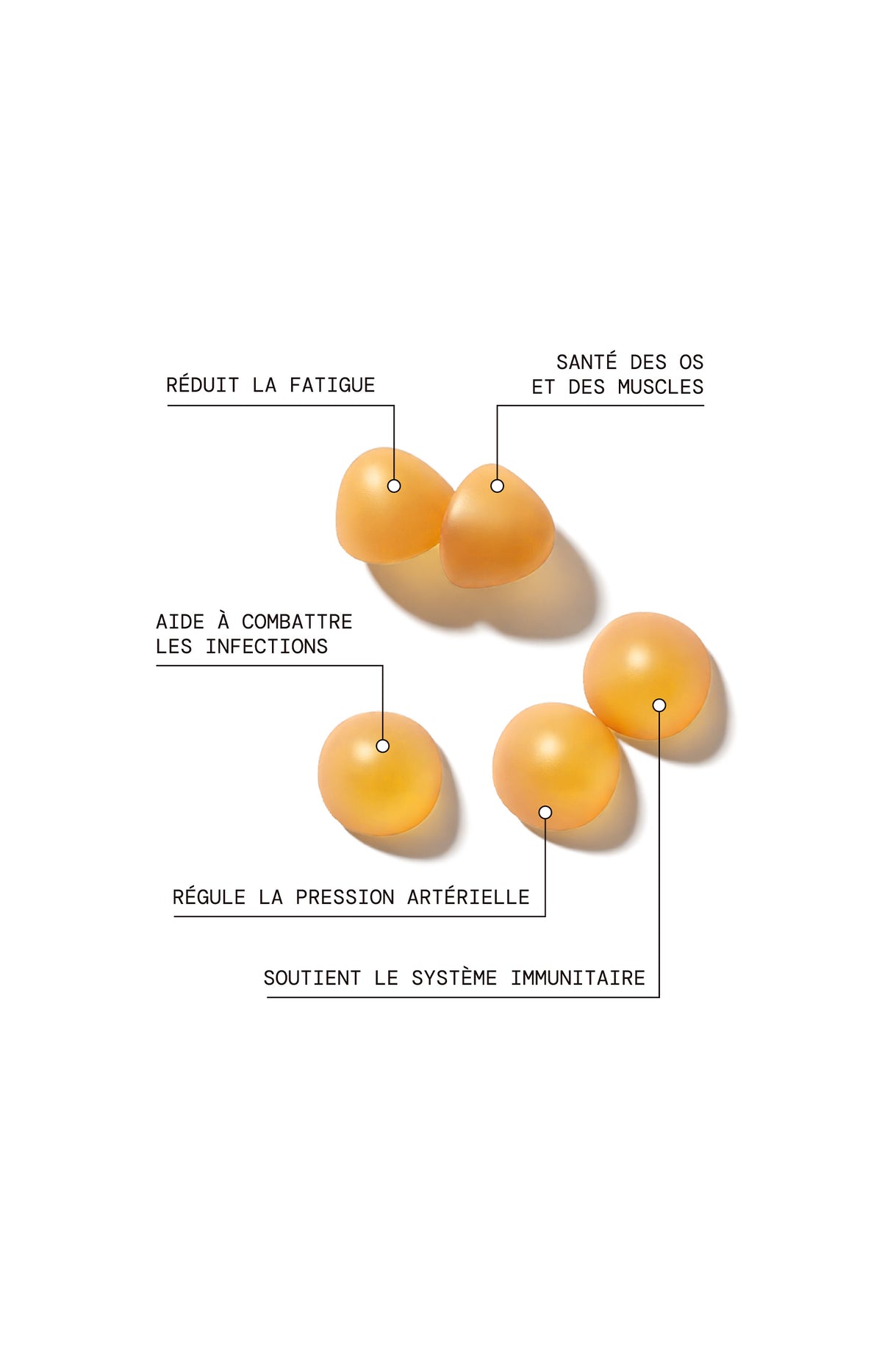 Cure gummies vitamine D - Mangue - Sans sucres - 2 mois