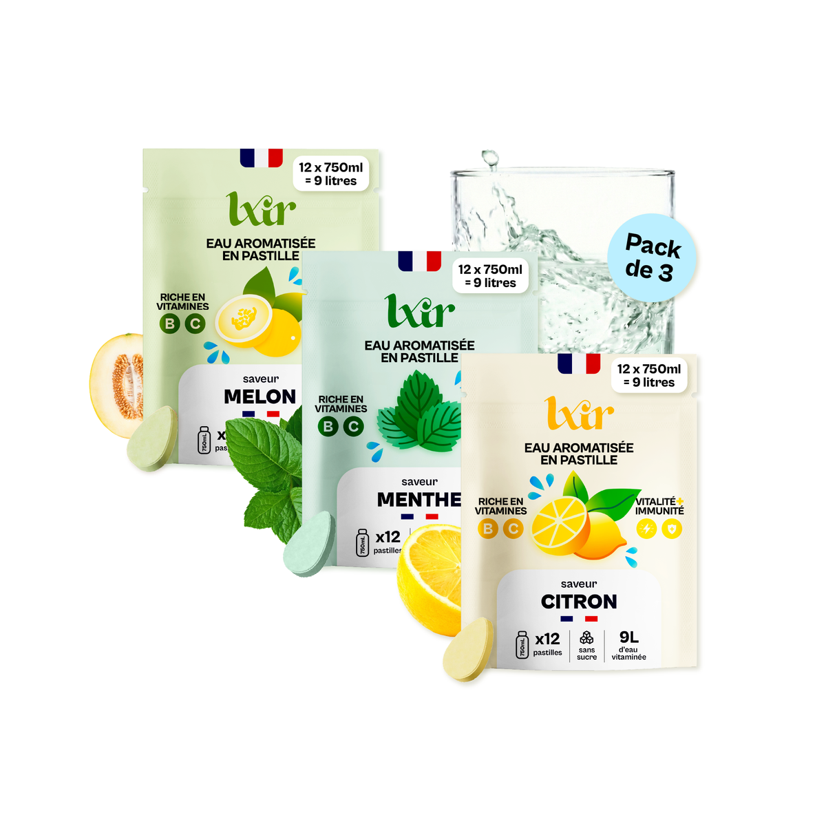 Coffret - Citron Menthe Melon